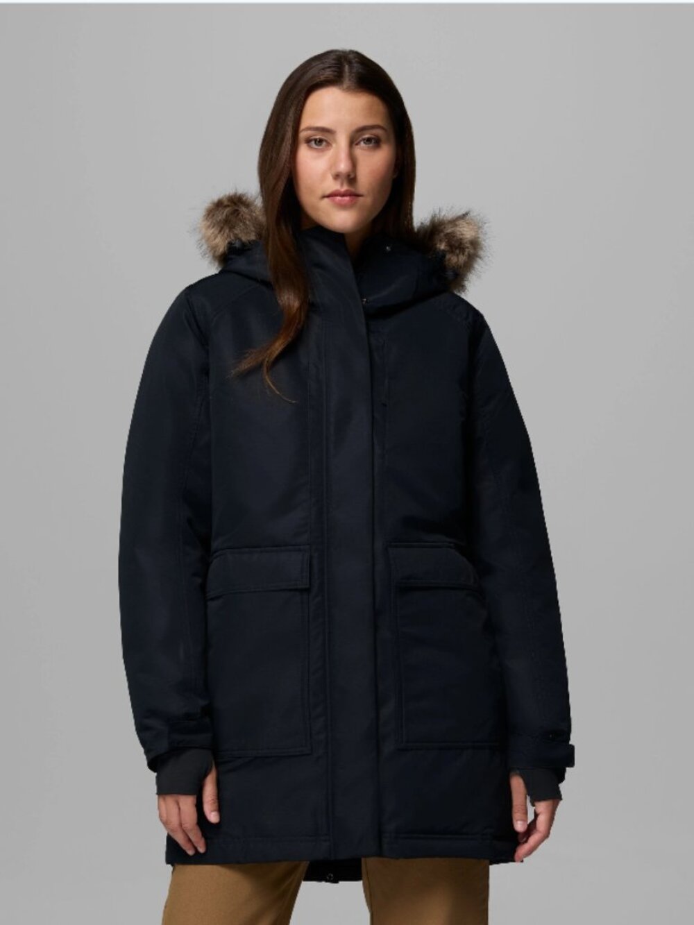 Columbia Insulated Parka - Black/Dark grey - XL